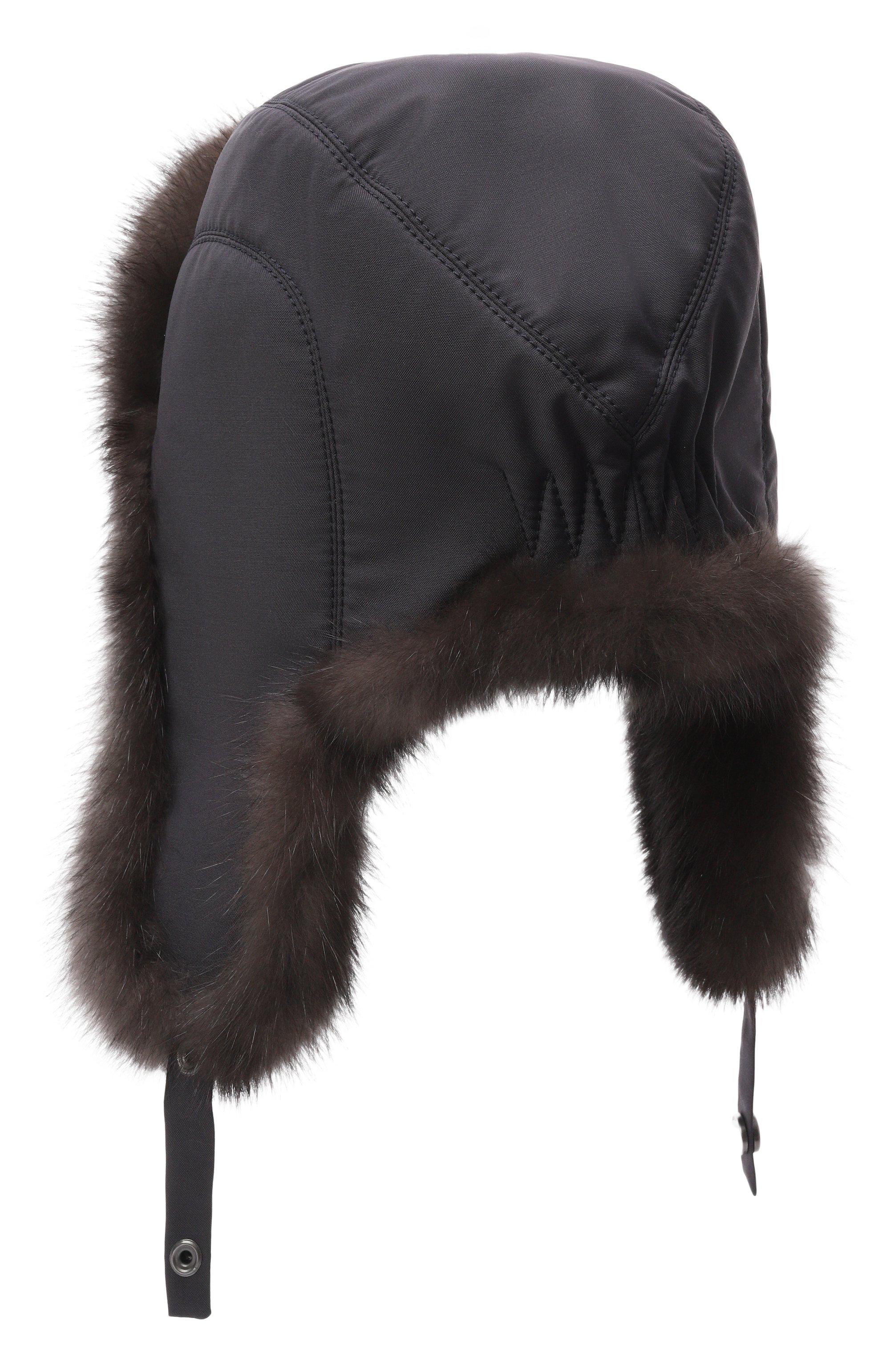 Шапка-ушанка modern с мехом соболя BLACK SABLE, арт. BS-24004EB/М, фото 2