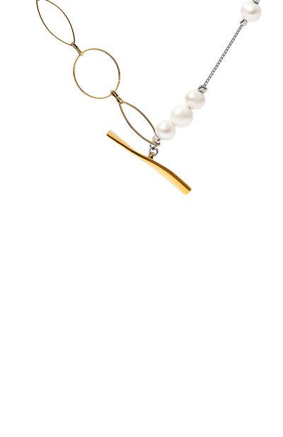 Колье DRIES VAN NOTEN серебряного цвета по цене 72750 руб., арт. 242-018200-093, фото 4 Колье DRIES VAN NOTEN, арт. 242-018200-093, фото 4