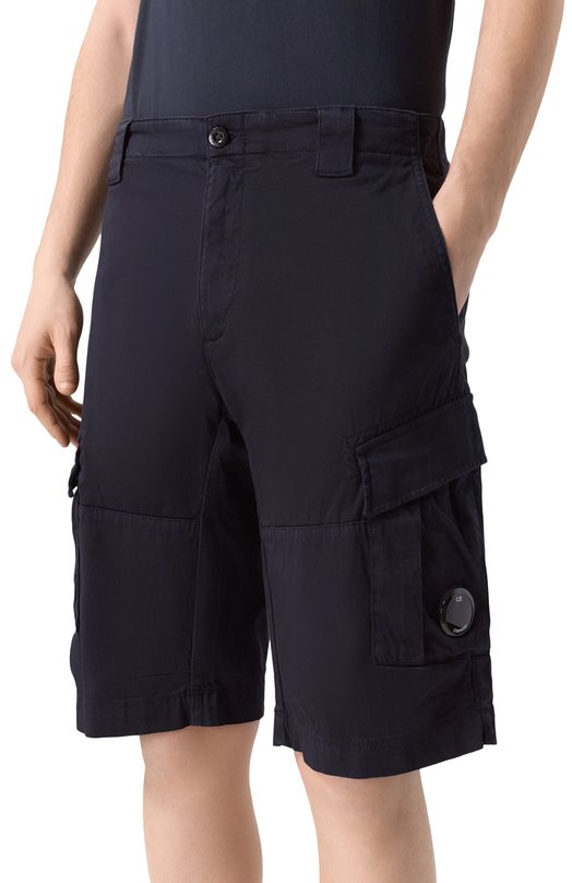 Хлопковые шорты C.P. Company RSCMBE746A/005694G Синий  RSCMBE746A/005694G Фото 3