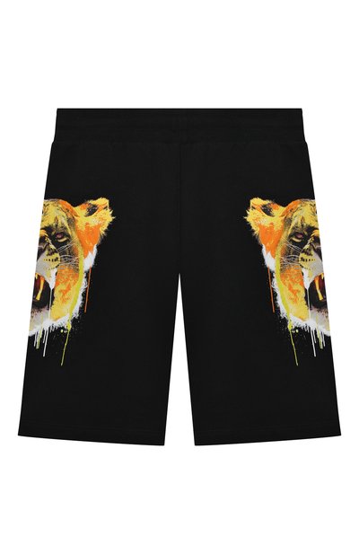 Хлопковые шорты MARCELO BURLON KIDS OF MILAN, арт. 21E/B/MB/3202/0020/2-6Y, фото 2