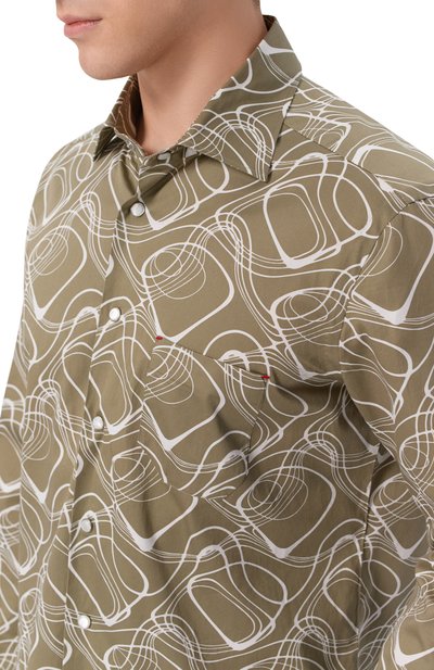 Хлопковая рубашка KITON, арт. UMCNERCH0924808, фото 5