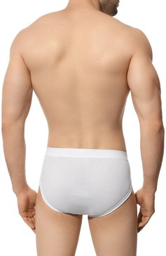 Мужские хлопковые брифы ZIMMERLI белого цвета, арт. 222-1474/M | Фото 3 (Нос: Не проставлено; Материал внешний: Хлопок; Кросс-КТ: бельё; Мужское Кросс-КТ: Трусы; Трусы М: Брифы)