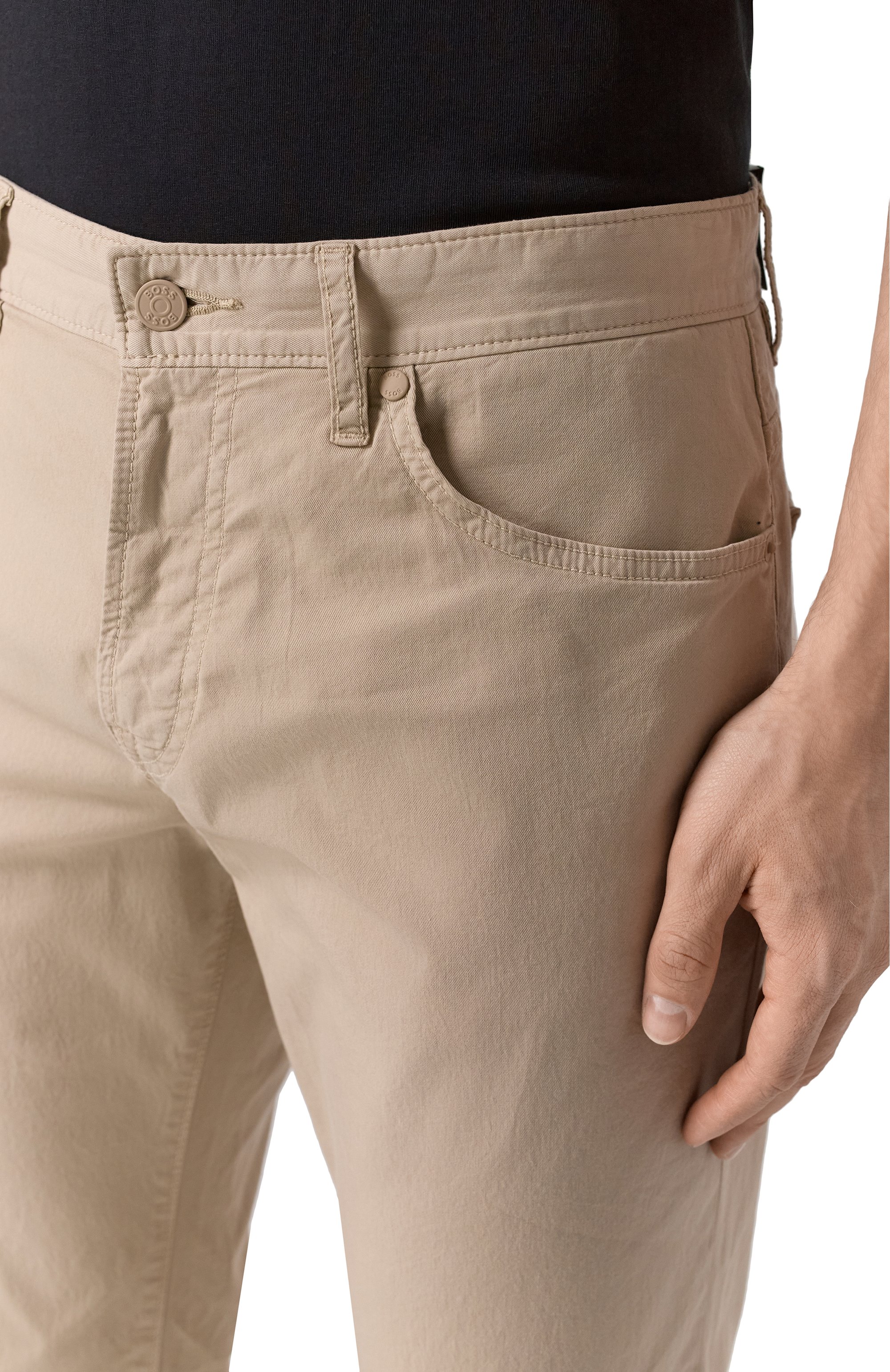 Хлопковые брюки BOSS, арт. 50538370, фото 5