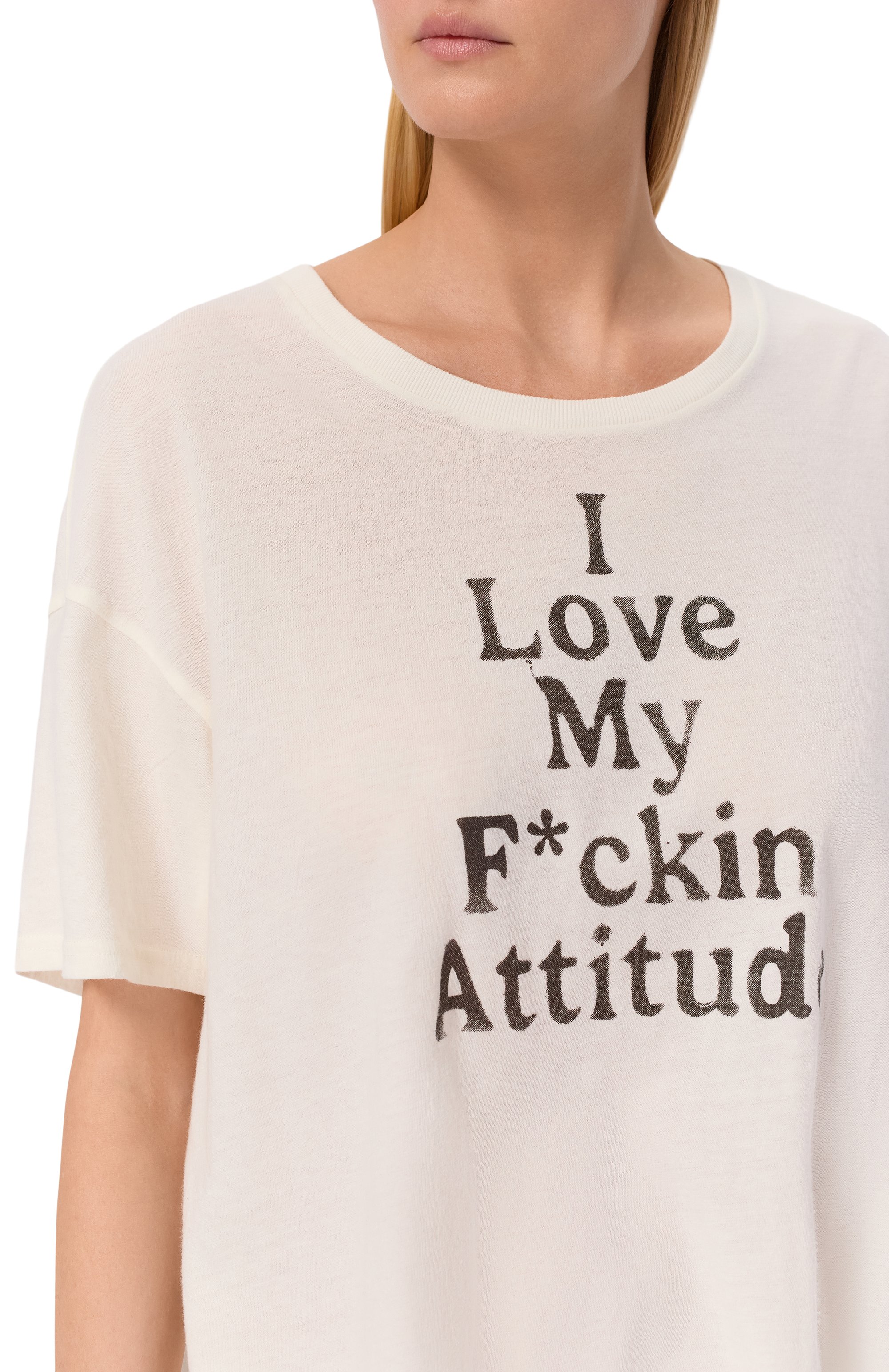 Футболка из хлопка и кашемира R13, арт. R13WK141-K140B, фото 5