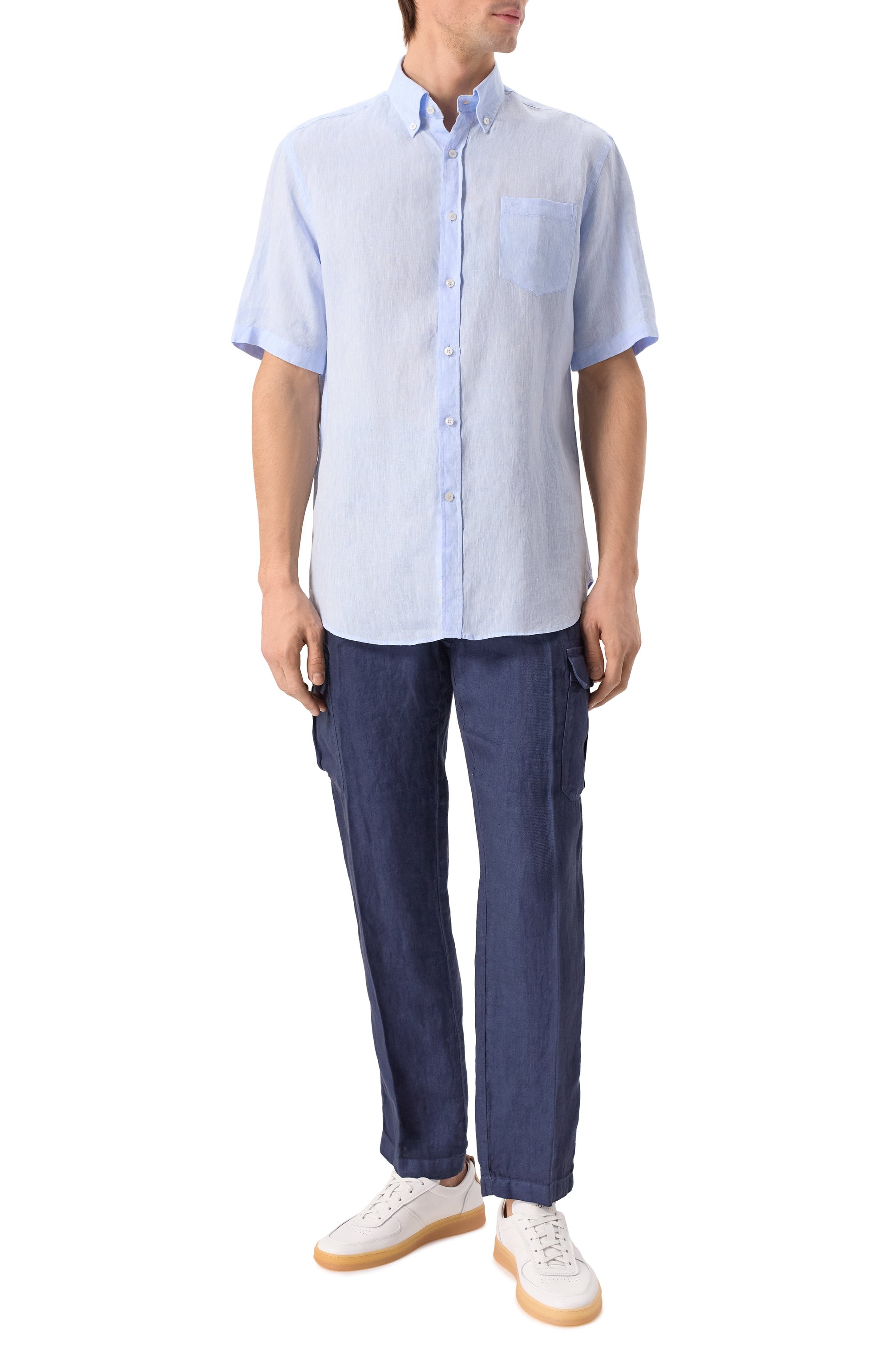 Льняная рубашка PAUL&SHARK, арт. 25413007, фото 2