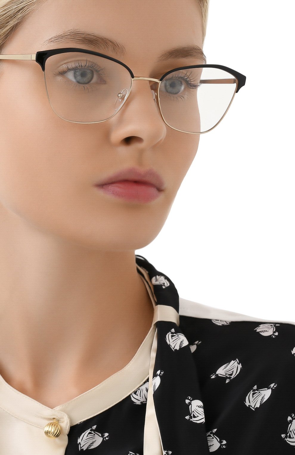 Оправа PRADA черного цвета по цене 35800 руб., арт. 62XV-AAV101, фото 2 Оправа PRADA, арт. 62XV-AAV101, фото 2