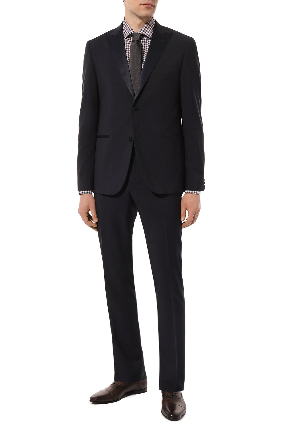 Кожаные оксфорды BARRETT темно-коричневого цвета по цене 65100 руб., арт. 141U002.38/C0RSAR0, фото 2 Кожаные оксфорды BARRETT, арт. 141U002.38/C0RSAR0, фото 2