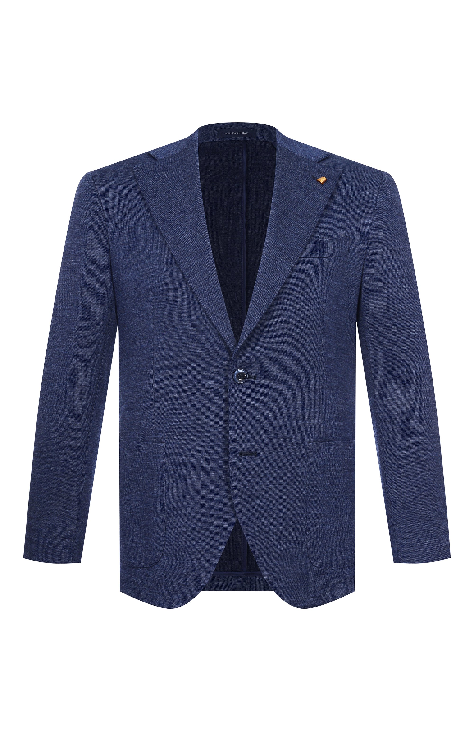 Шерстяной пиджак SARTORIA LATORRE темно-синего цвета по цене 123000 руб., арт. JEF74/JJ196, фото 1 Шерстяной пиджак SARTORIA LATORRE, арт. JEF74/JJ196, фото 1