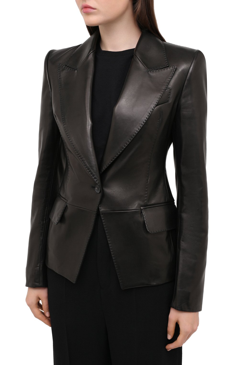 Кожаный жакет TOM FORD, арт. GIL448-LEX228, фото 4