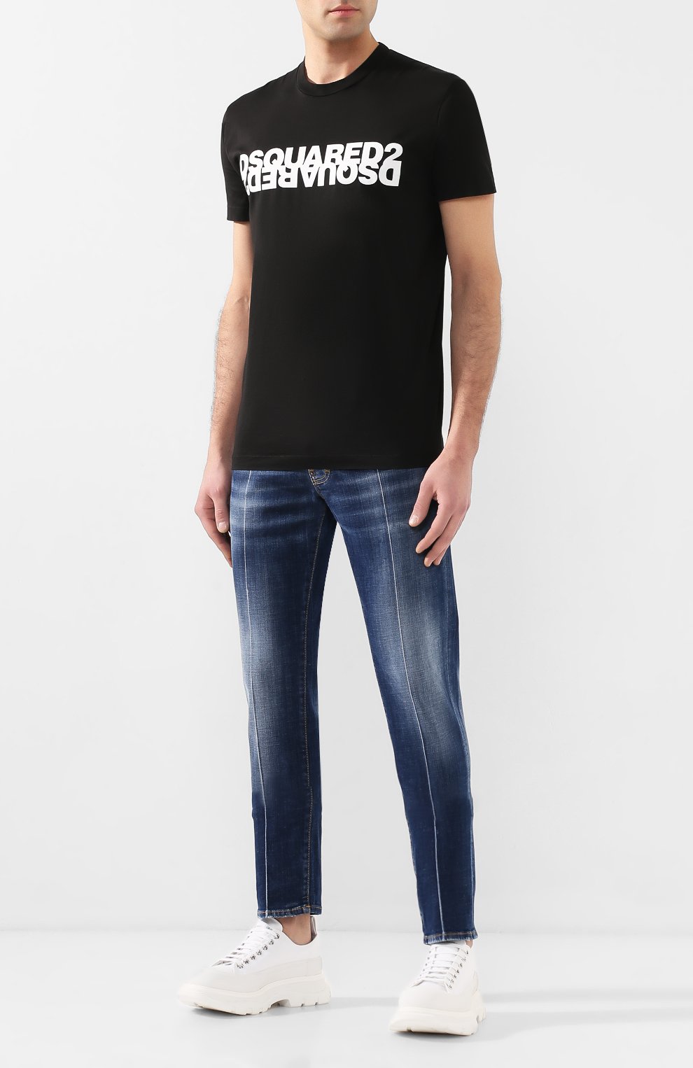 Хлопковая футболка DSQUARED2, арт. S74GD0635/S22427, фото 2