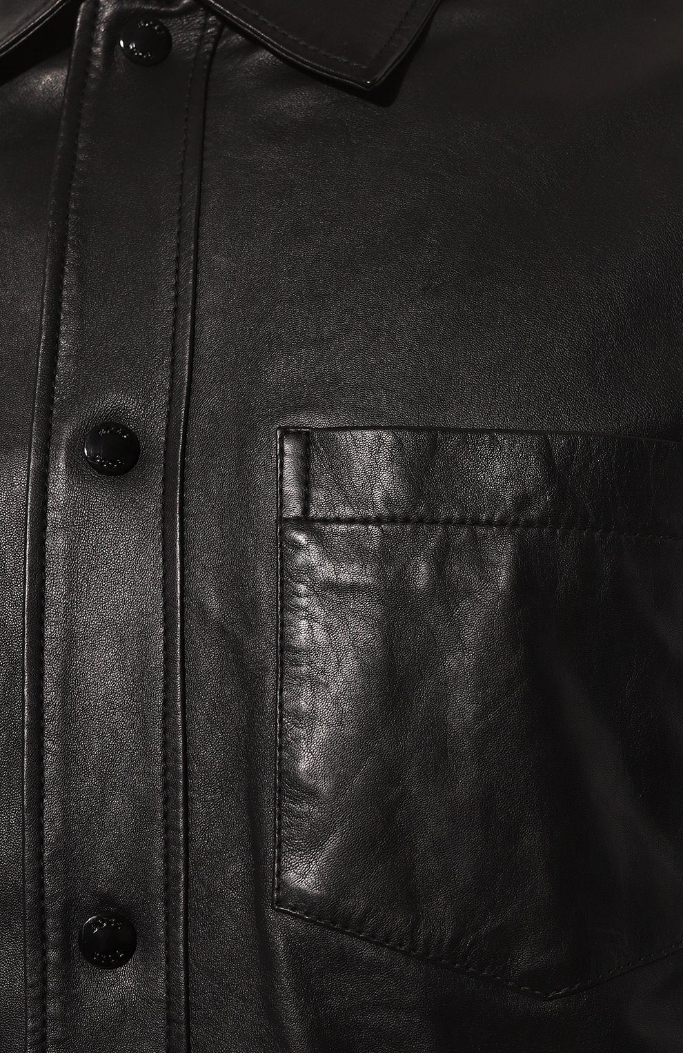 Кожаная куртка-рубашка BOSS, арт. 50482203, фото 5