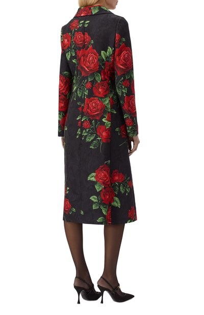 Пальто из хлопка и вискозы DOLCE & GABBANA, арт. F0Y60T/FSTB4, фото 4