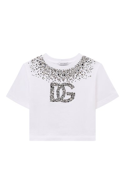 Хлопковая футболка DOLCE & GABBANA, арт. L5JTMD/G7K2V/2-6