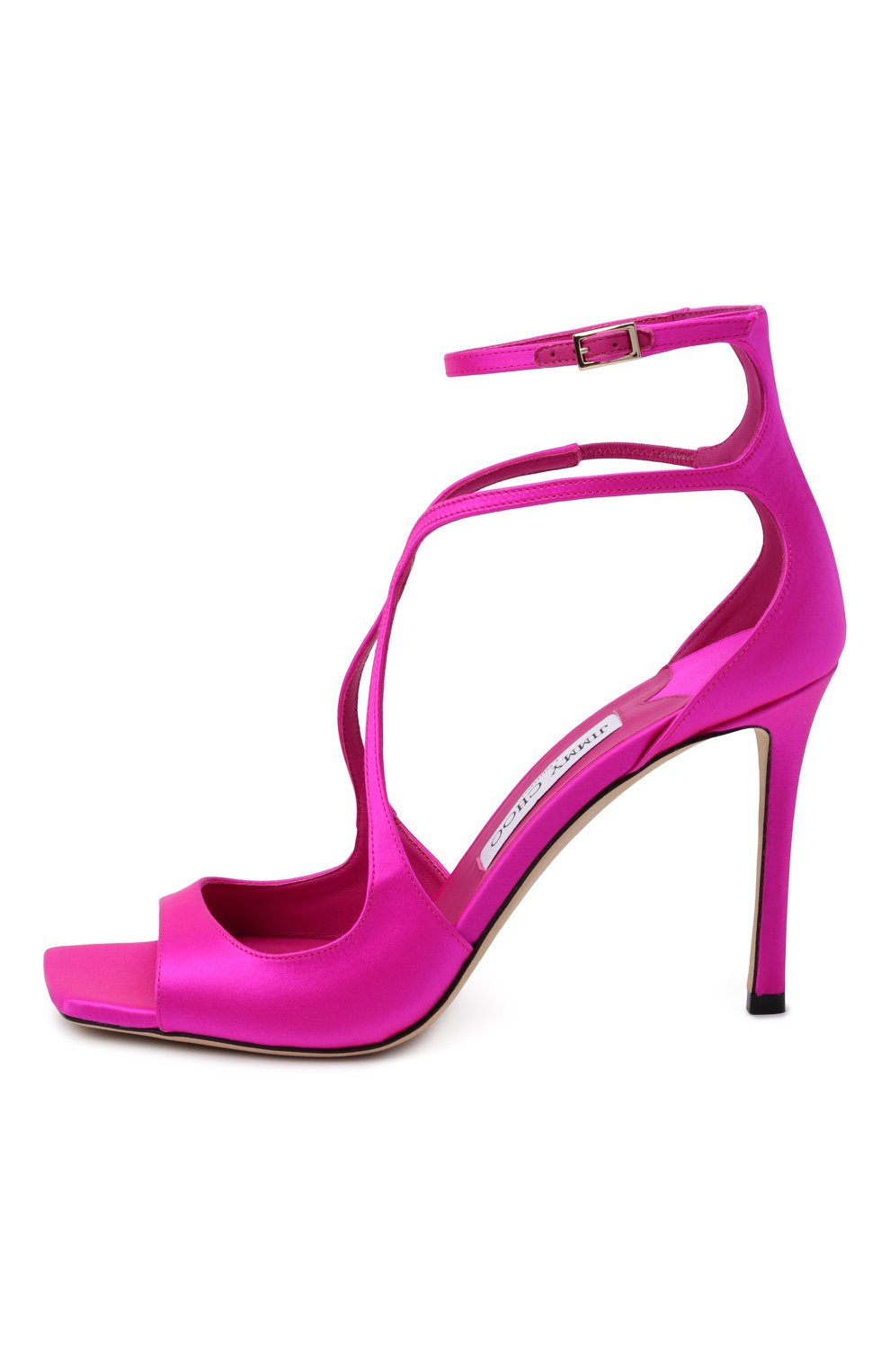 Текстильные босоножки azia 95 JIMMY CHOO, арт. AZIA 95/SAT, фото 4