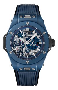 Часы big bang meca-10 ceramic blue HUBLOT бесцветного цвета по цене 3575000 руб., арт. 414.EX.5123.RX, фото 1 Часы big bang meca-10 ceramic blue HUBLOT, арт. 414.EX.5123.RX, фото 1