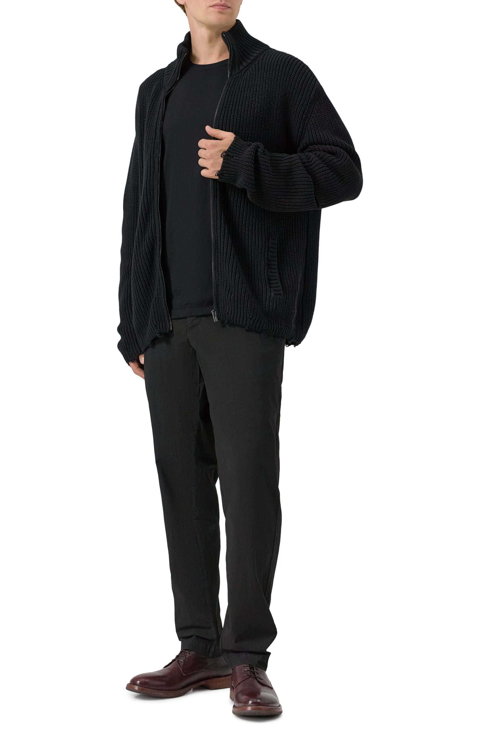 Хлопковые брюки TRANSIT, арт. CFUTRWG160, фото 2