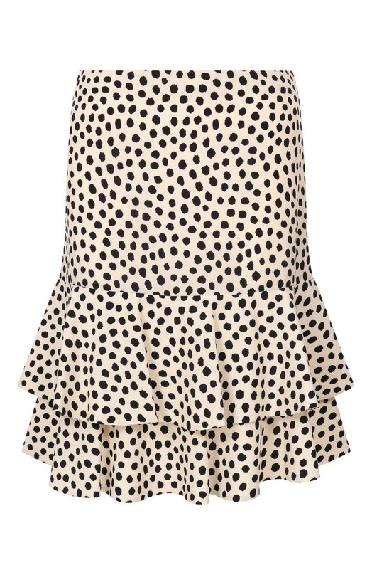 Шелковая юбка Chloé CH26SJU47306 Чёрно-белый CH26SJU47306