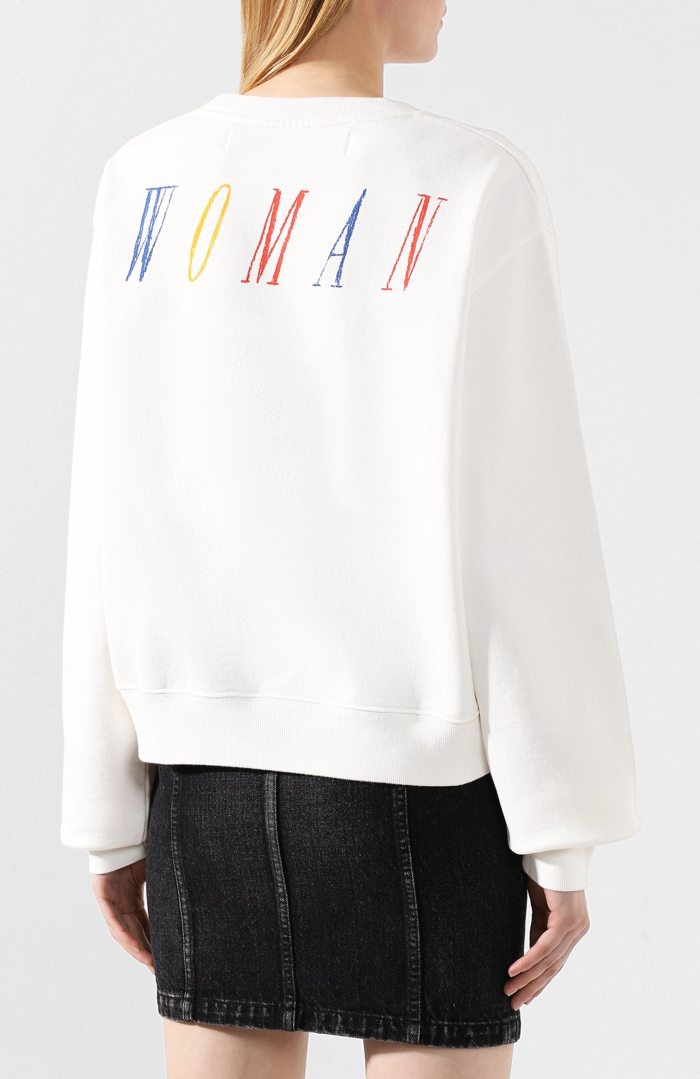 Свитшот с принтом OFF-WHITE белого цвета по цене 32900 руб., арт. 0WBA026E190030640188, фото 4 Свитшот с принтом OFF-WHITE, арт. 0WBA026E190030640188, фото 4