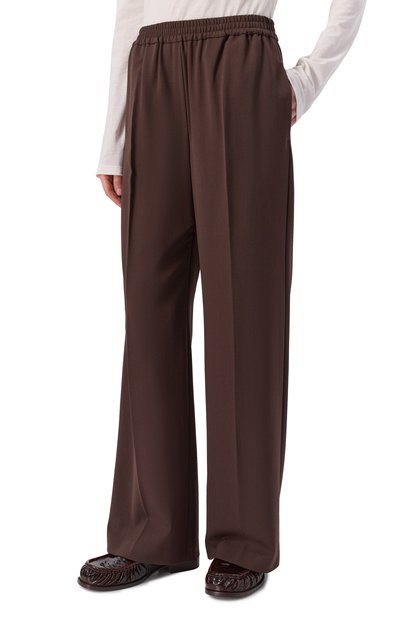 Брюки WEEKEND MAX MARA коричневого цвета по цене 29950 руб., арт. PETRA, фото 3 Брюки WEEKEND MAX MARA, арт. PETRA, фото 3