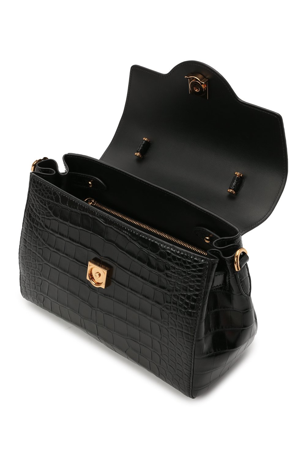 Сумка la medusa medium из кожи аллигатора VERSACE, арт. DBFI039/D2C0C/AMIS, фото 4