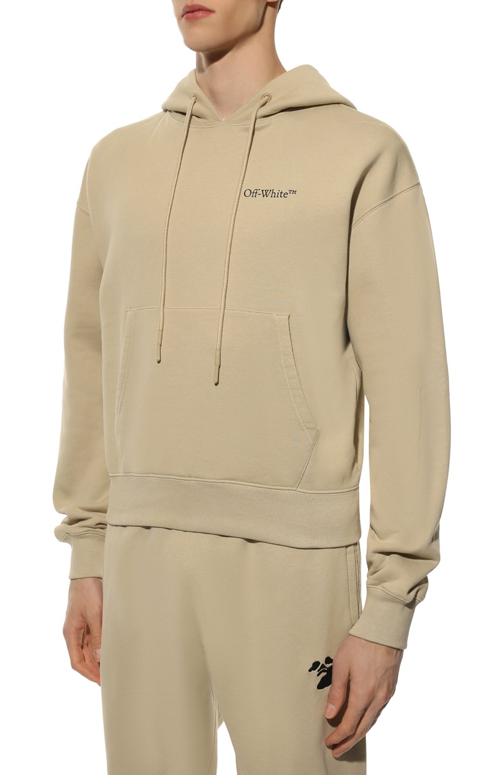 Хлопковое худи OFF-WHITE, арт. 0MBB037S22FLE007, фото 3