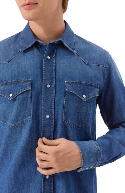 Джинсовая рубашка MVST, арт. C0DY/B059, фото 5