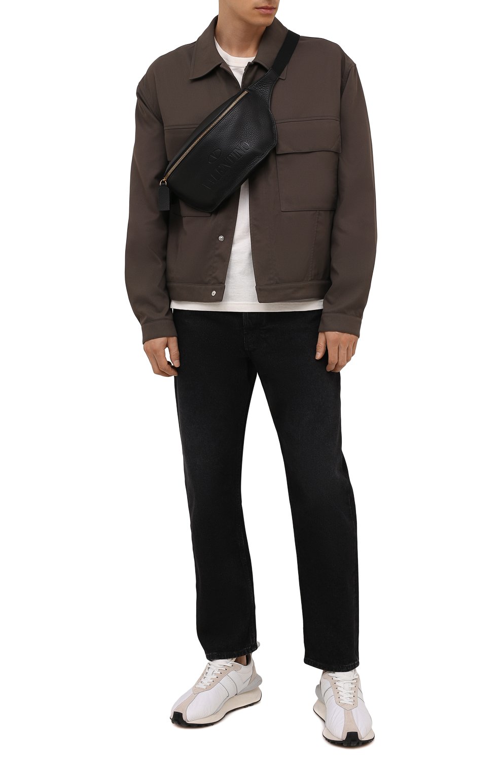 Кожаная поясная сумка identity VALENTINO, арт. WY2B0B10/QPT, фото 2