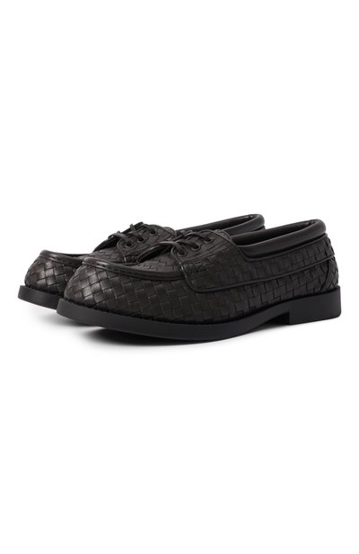 Мужские кожаные топсайдеры pier BOTTEGA VENETA, арт. 876072/V6TG1