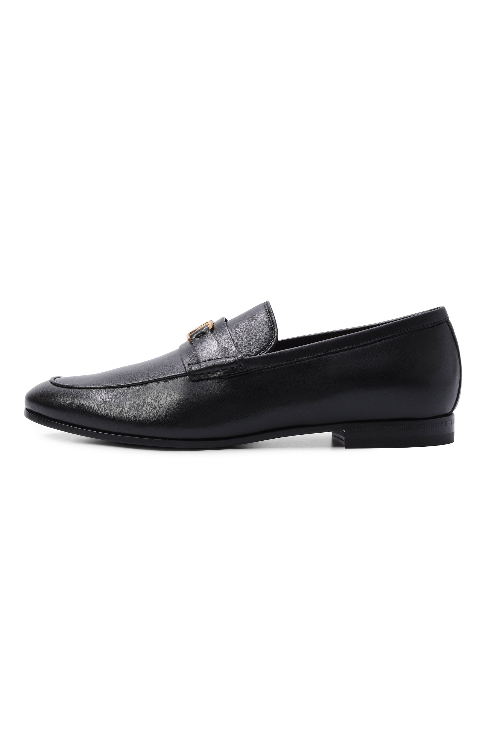 Кожаные лоферы vlogo signature VALENTINO черного цвета по цене 112500 руб., арт. 9Y2S0N31/EJC, фото 3 Кожаные лоферы vlogo signature VALENTINO, арт. 9Y2S0N31/EJC, фото 3