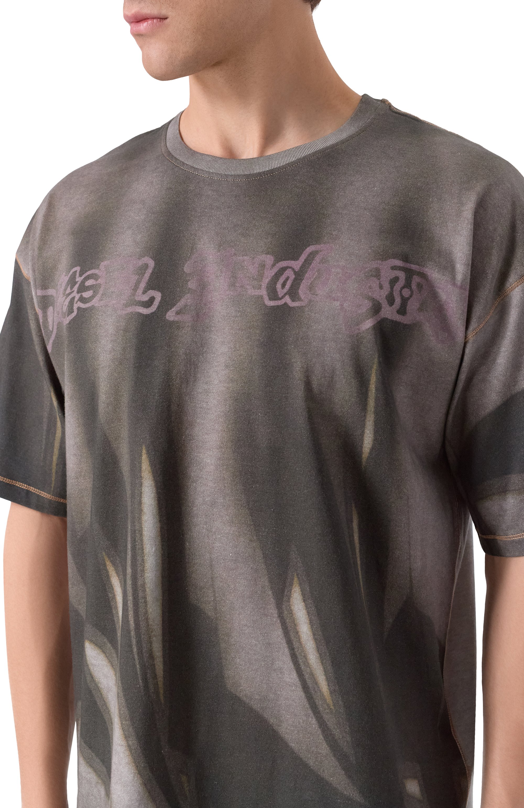 Хлопковая футболка DIESEL, арт. A21623/0BKBY, фото 5