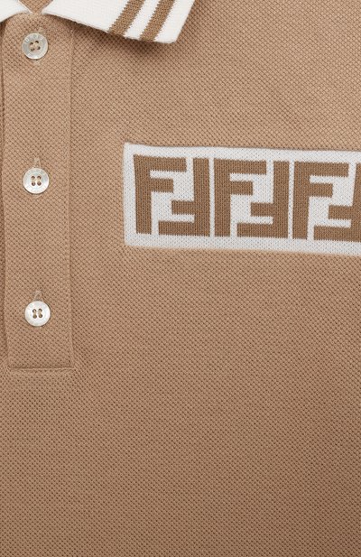 Хлопковое поло FENDI, арт. JMI417/AVP/8A-12+, фото 3