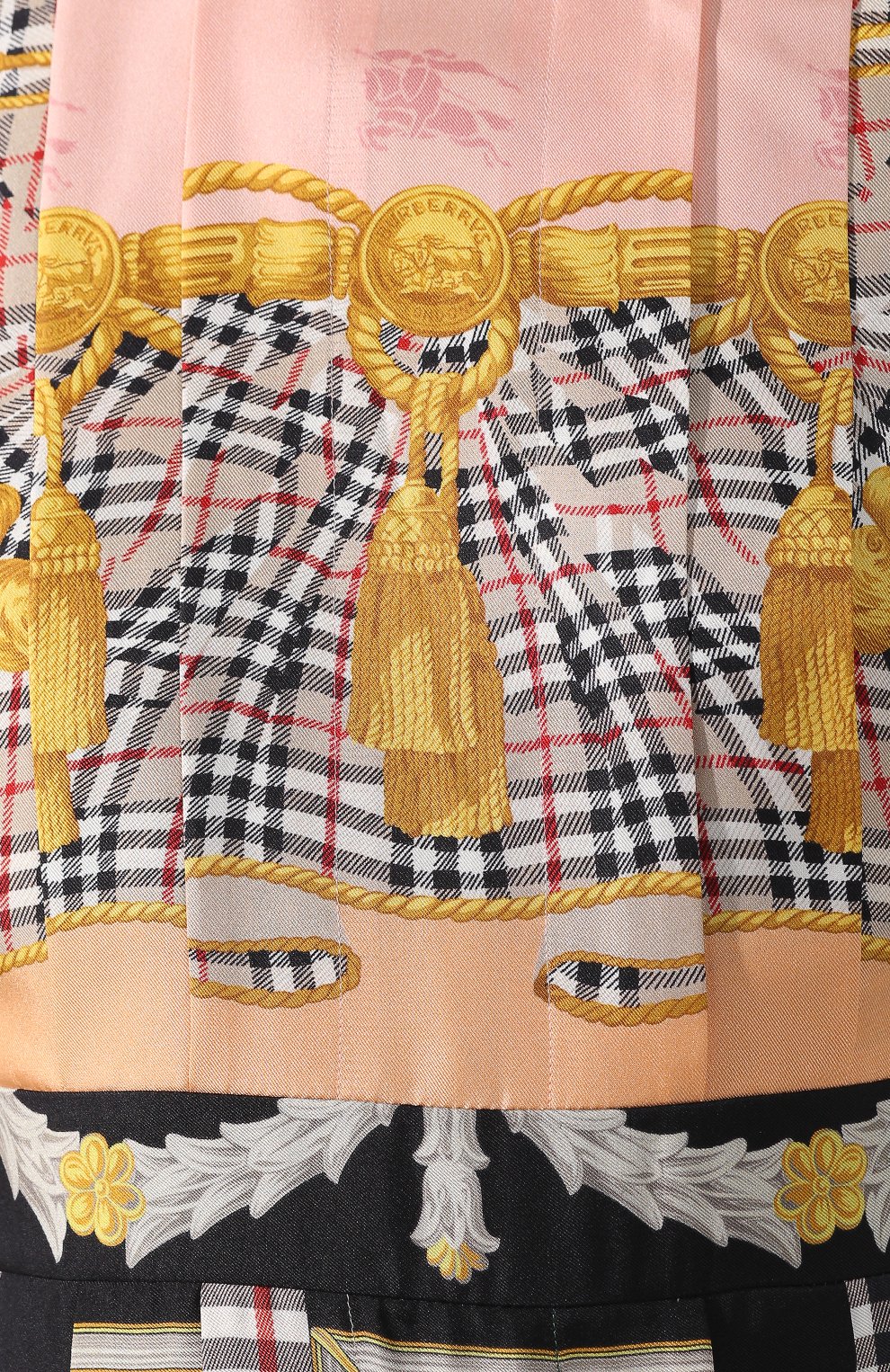 Шелковое платье-миди BURBERRY, арт. 8003774, фото 5