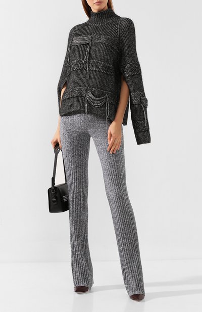Свитер из хлопка и шерсти MRZ черного цвета по цене 34350 руб., арт. FW19-0215, фото 2 Свитер из хлопка и шерсти MRZ, арт. FW19-0215, фото 2