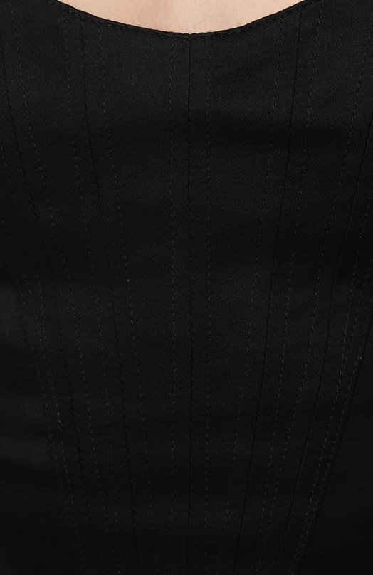 Топ-бюстье из вискозы Ermanno Firenze Чёрный, фото 5