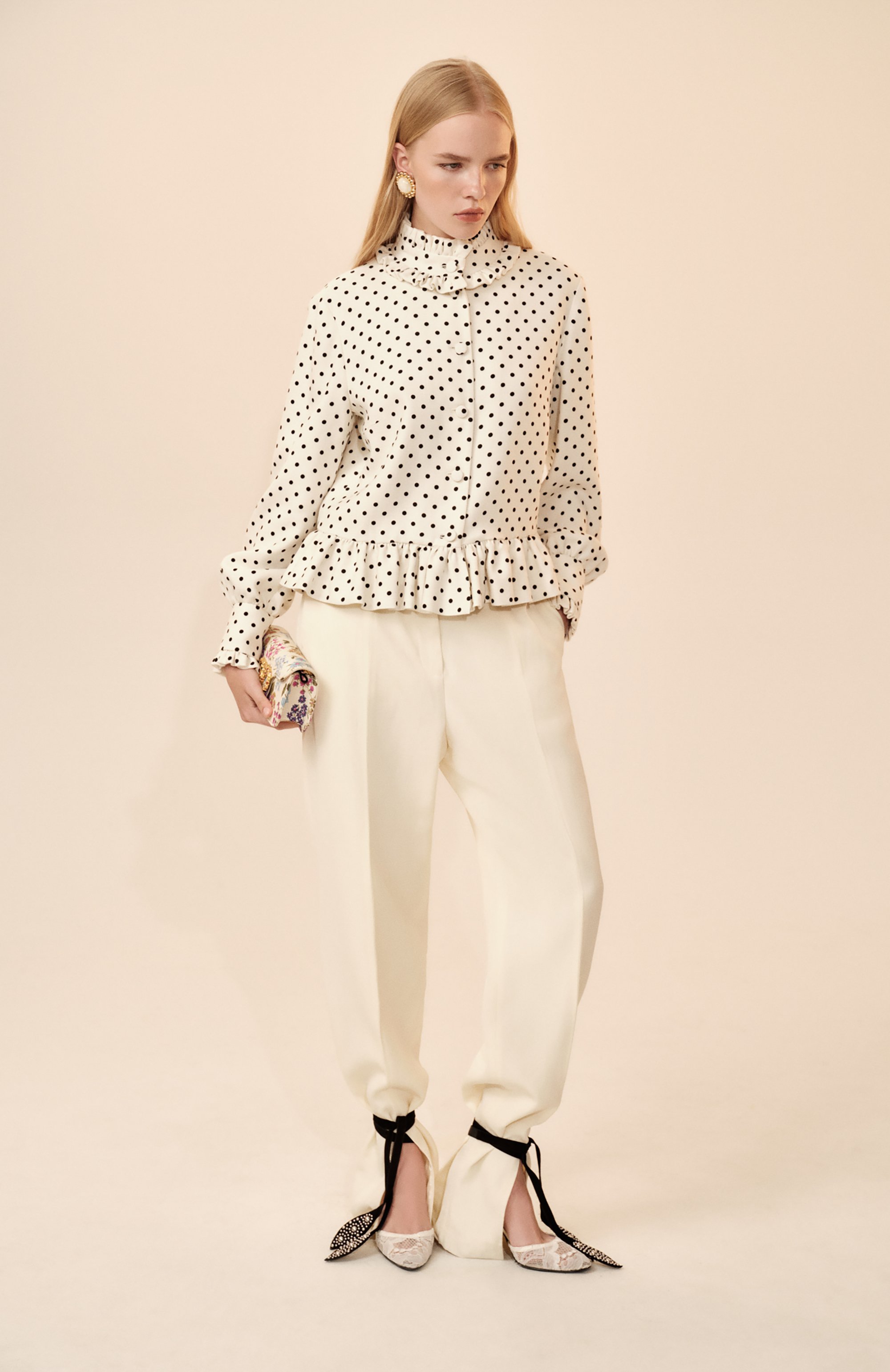 Брюки из вискозы и шелка JIL SANDER, арт. J03KA0301-J65005, фото 6