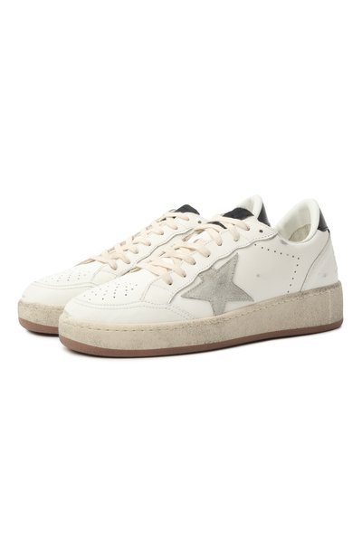 Женские кожаные кеды ball star GOLDEN GOOSE DELUXE BRAND, арт. GWF00804.F006970