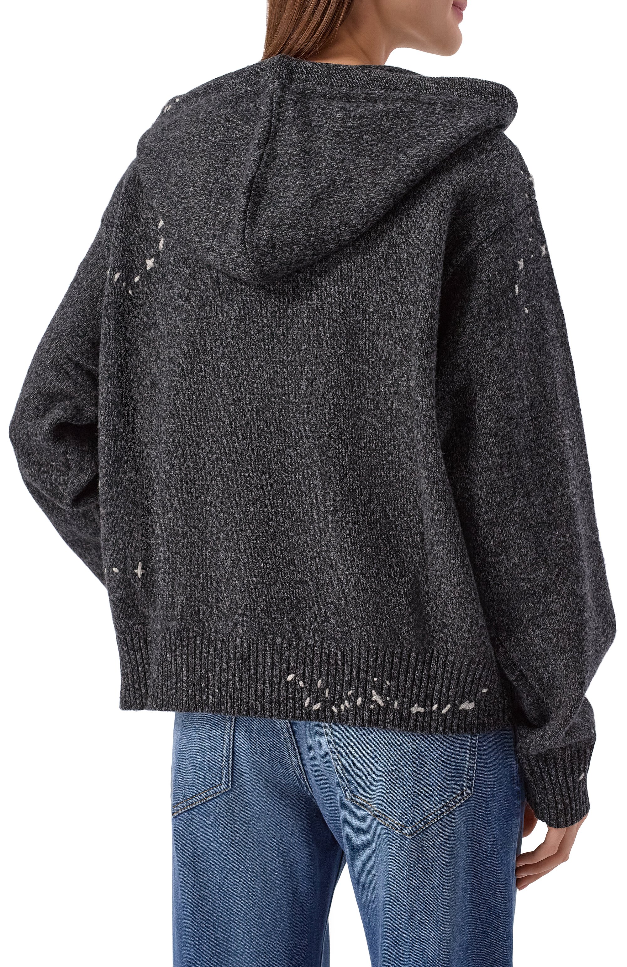 Кардиган DOMREBEL, арт. RENEGADE/KNIT ZIP H00DIE, фото 4