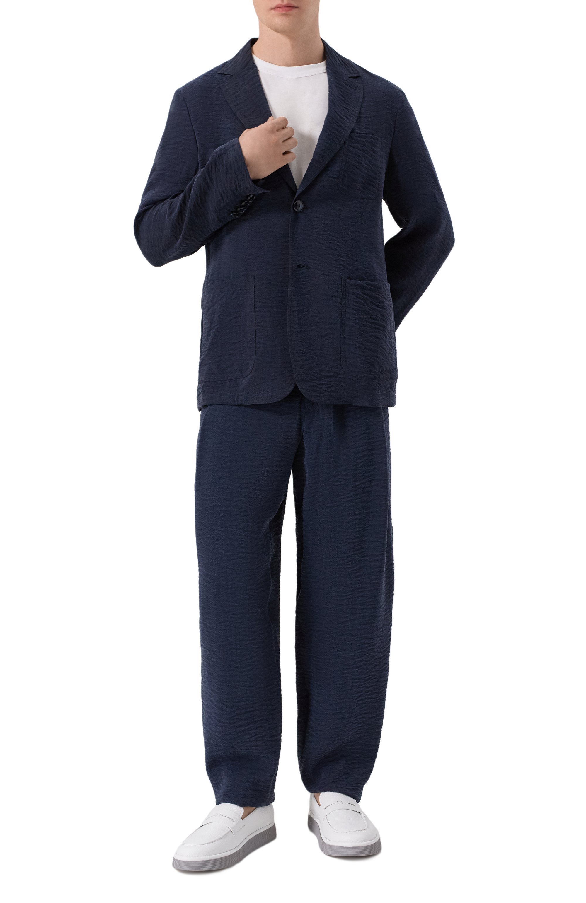 Кожаные пенни-лоферы GIORGIO ARMANI, арт. X2A409/XF224, фото 2