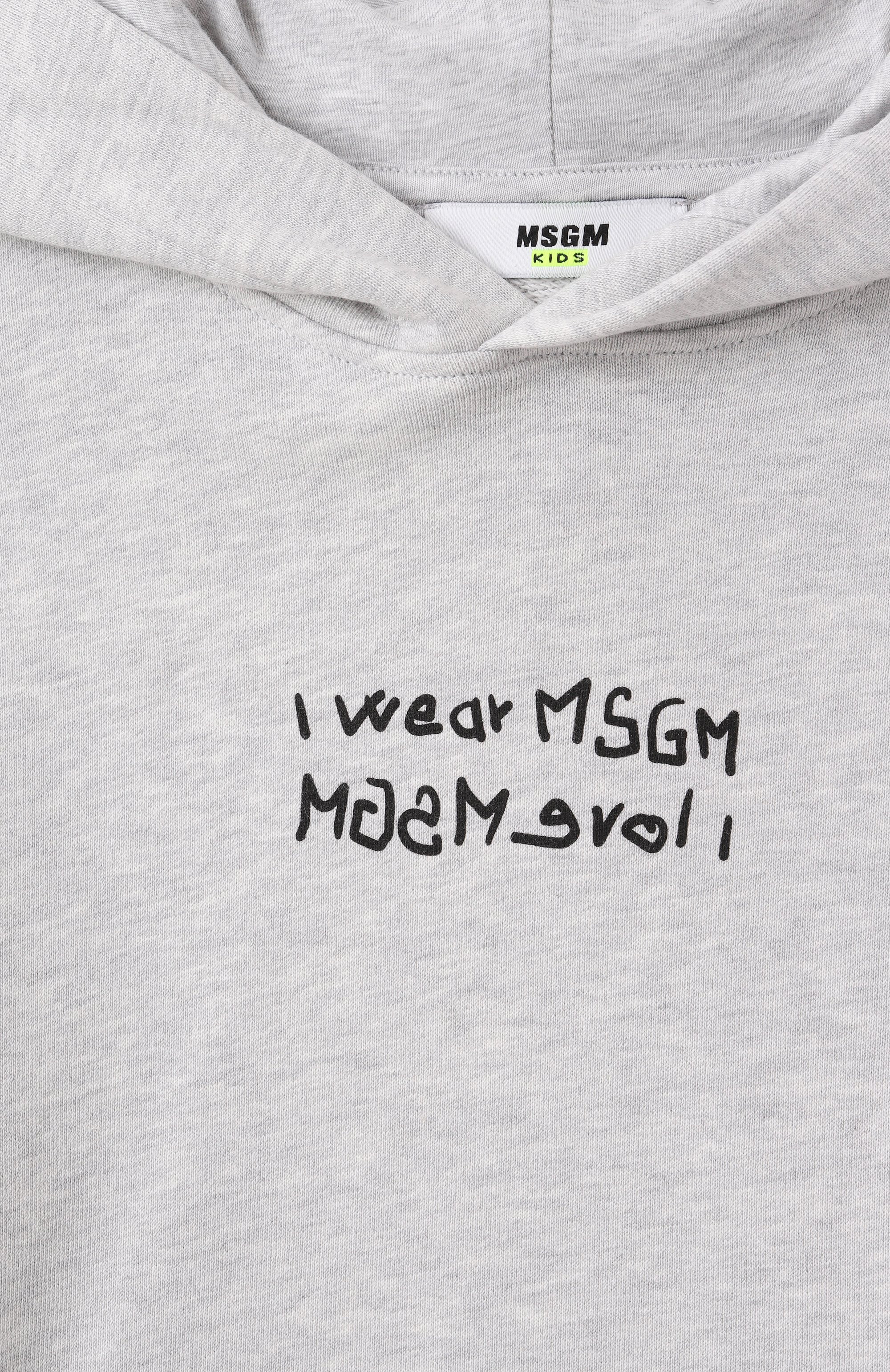 Хлопковое худи MSGM KIDS, арт. S5MSJBHS040, фото 3