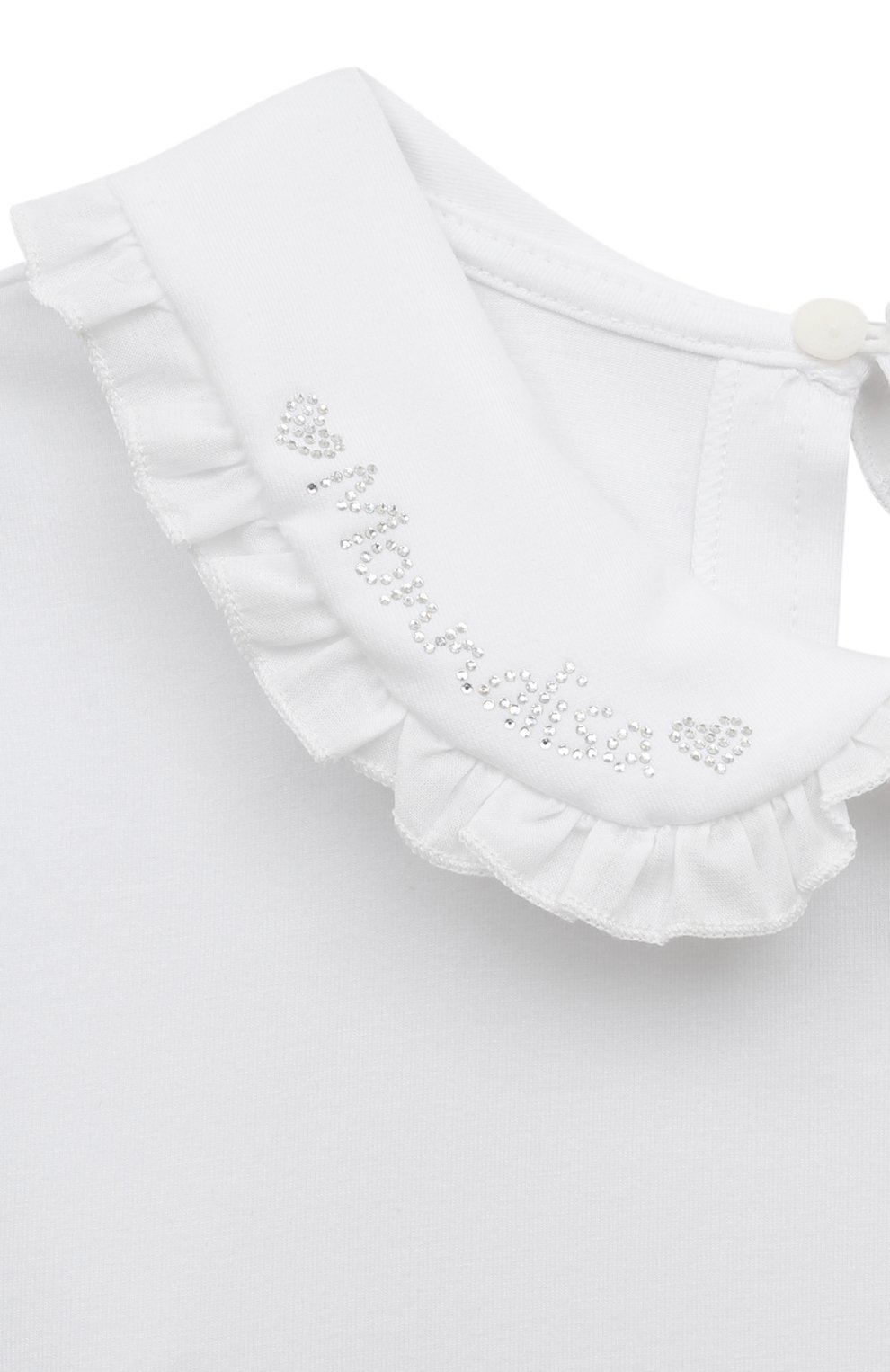 Хлопковый лонгслив MONNALISA, арт. 180TSH, фото 3