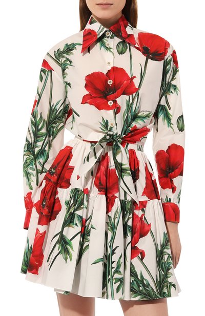 Хлопковая рубашка DOLCE & GABBANA, арт. F5Q05T/HS5NJ, фото 3