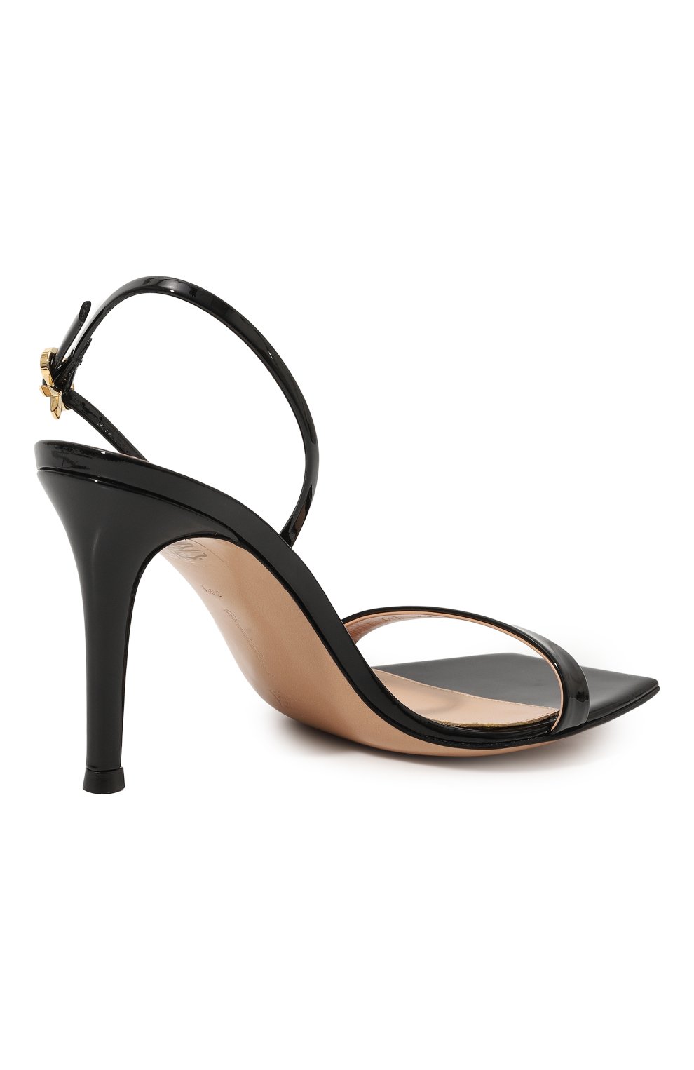 Кожаные босоножки ribbon stiletto 85 GIANVITO ROSSI, арт. G32201.85RIC.VERNER0, фото 5