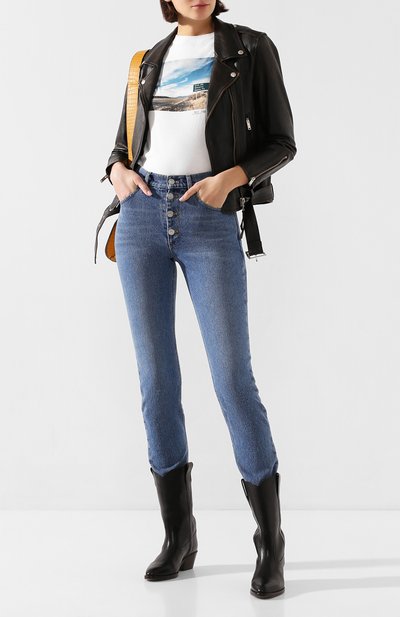 Хлопковая футболка GOLDEN GOOSE DELUXE BRAND белого цвета по цене 22100 руб., арт. G36WP024.I1, фото 2 Хлопковая футболка GOLDEN GOOSE DELUXE BRAND, арт. G36WP024.I1, фото 2