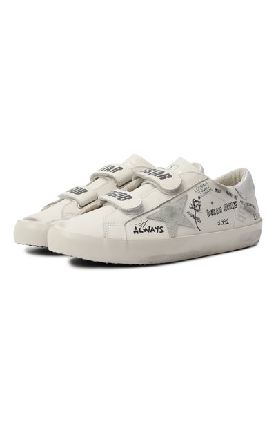 Кожаные кеды old school GOLDEN GOOSE DELUXE BRAND, арт. GTF00111.F006766, фото 1