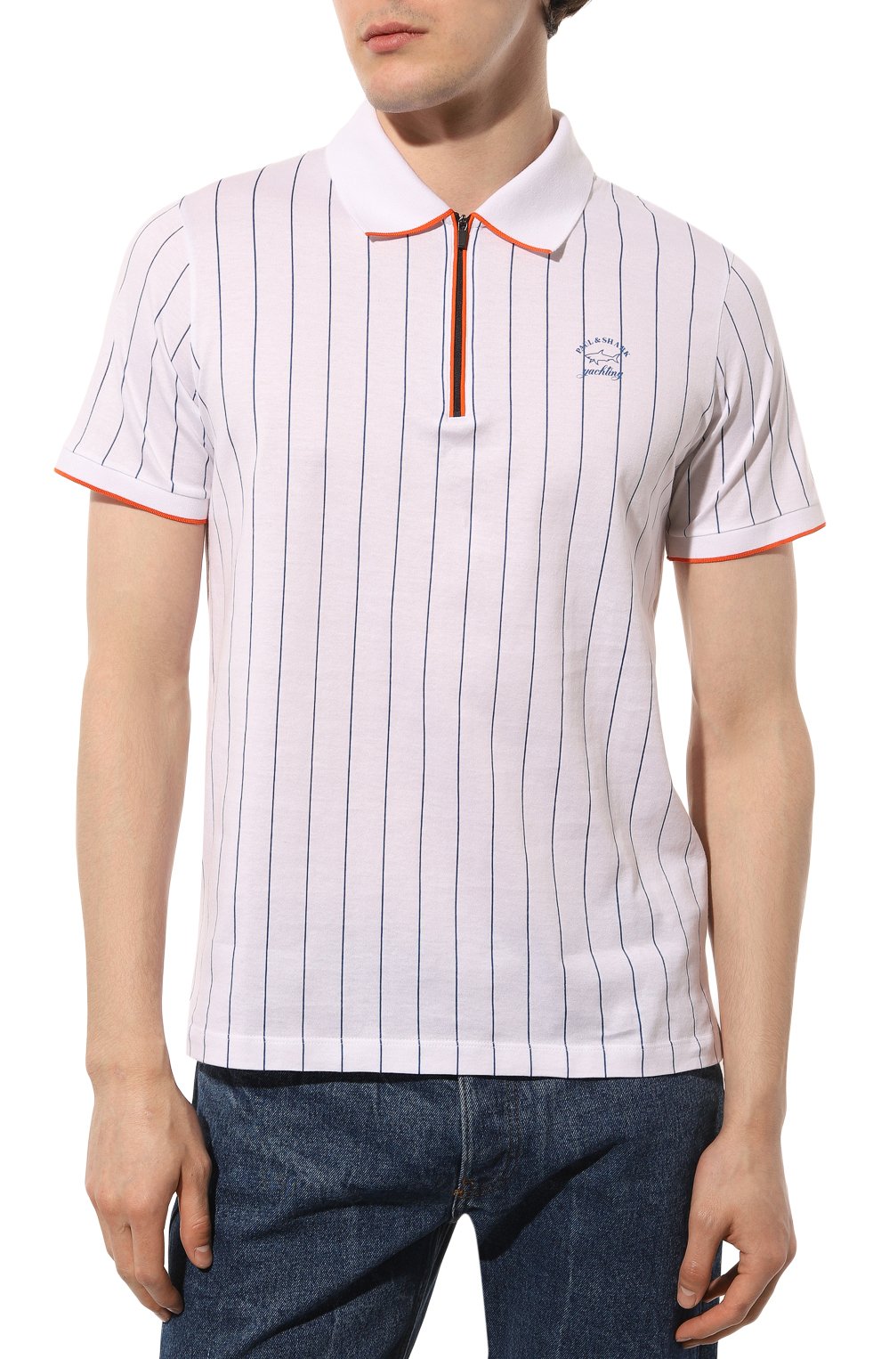 Хлопковое поло PAUL&SHARK, арт. 23411245, фото 3