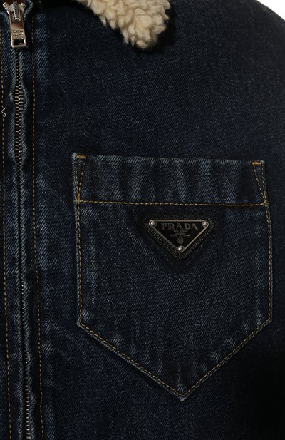 Джинсовая куртка PRADA, арт. GFB289-10UJ-F0008-212, фото 5