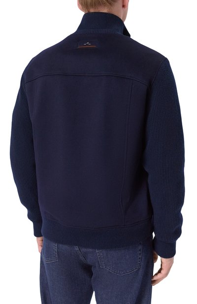 Бомбер из шерсти и кашемира PAUL&SHARK, арт. 15311301, фото 4