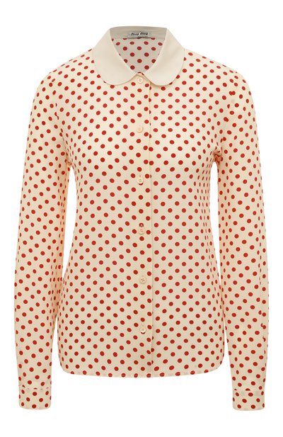 Шелковая блузка MIU MIU, арт. MK1622-10MB-F059I, фото 1