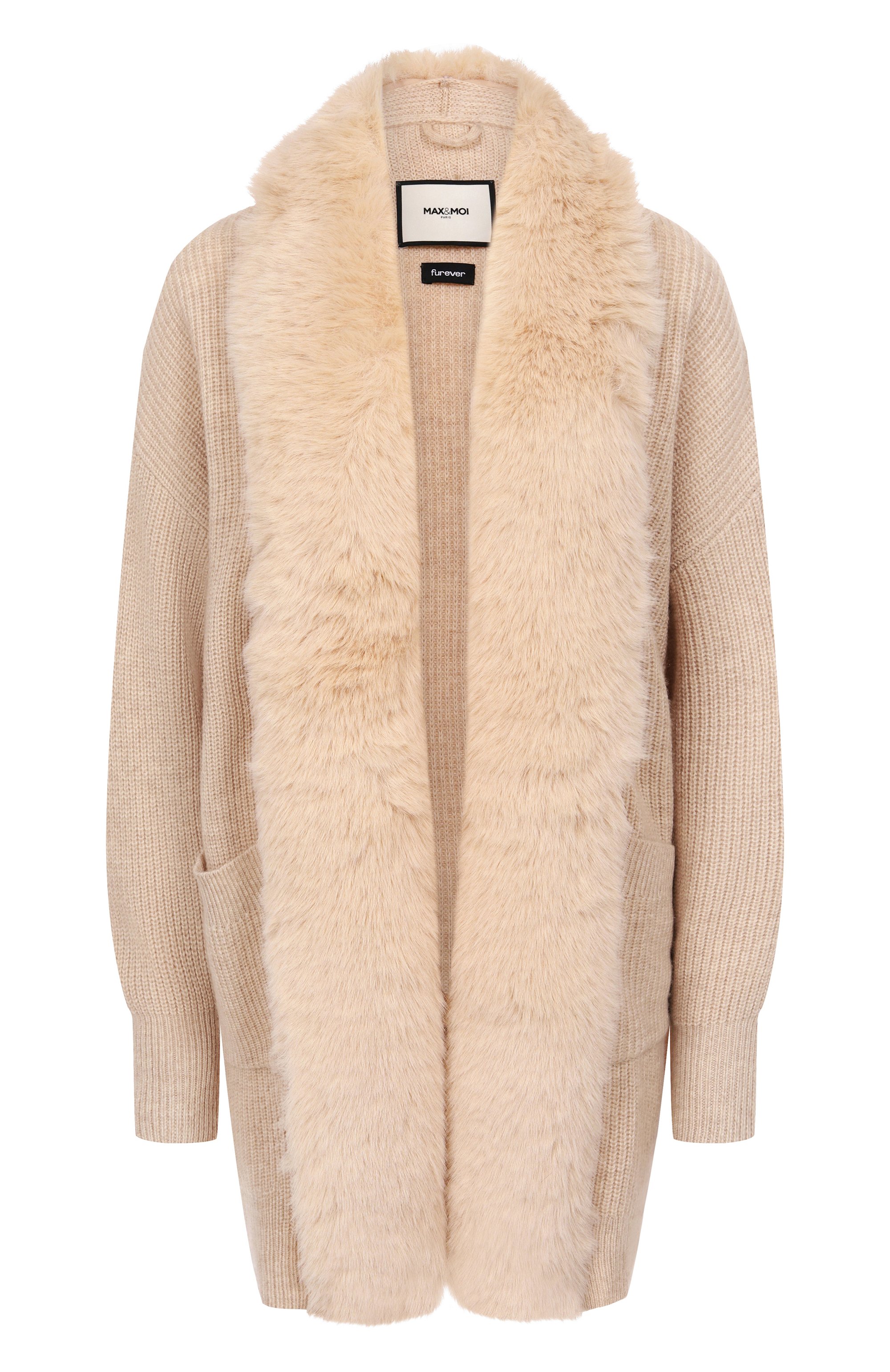Кардиган с отделкой из козы MAX AND MOI, арт. H25GE0RGIA, фото 1