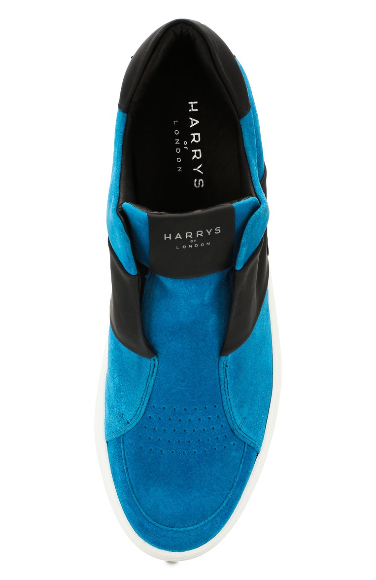 Мужские замшевые кеды bolt HARRYS OF LONDON бирюзового цвета, арт. B0LT 2 SUEDE/TECH LEATHER | Фото 5 (Подошва: Массивная; Материал внутренний: Натуральная кожа; Материал внешний: Замша, Натуральная кожа; Материал утеплителя: Без утеплителя; Стили: Гранж; Драгоценные камни: Проставлено; Материал сплава: Проставлено; Кросс-КТ: Низкие)